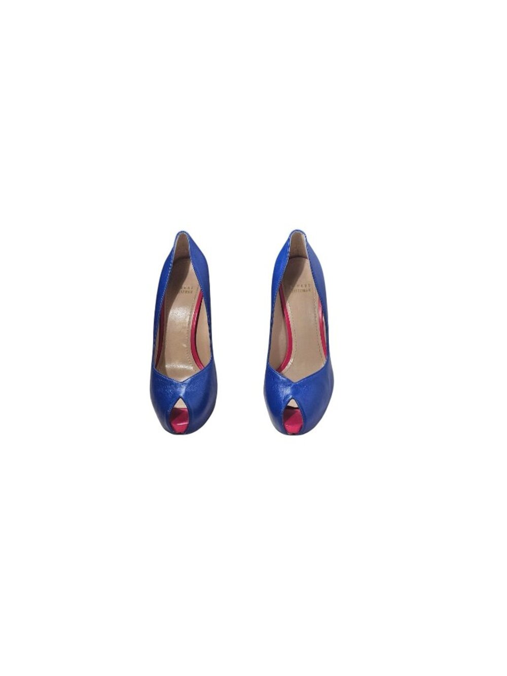 Stuart Weitzman Victoria Platform Heels Blue Green 9.5 M EU 40.5 UK 7.5